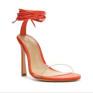 SCHUTZ | Jessie Vinyl & Nappa Leather Sandal
